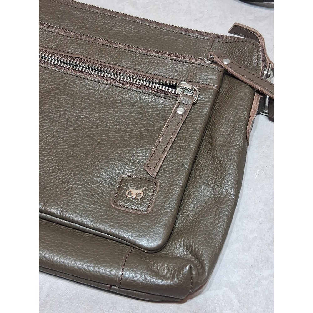 Wise Owl Womens Brown Crossbody Bag Adjustable Strap - Picture 2 of 15